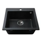 Кухонне миття граніт Bretta Econ New York Black Metallic - зображення 2