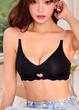 Бесшовный женский бюстгальтер без косточек Love Heart (1489-70-03) Черный 70 FINETOO (70А-75А) - изображение 5