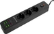 Мережевий фільтр Proove Power Strip P-03 (3 розетки + 4 USB + 2 Type-C) 2 м (396830001) - зображення 4