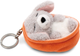 Brelok Nici Green Sleeping Pets pluszowy pies pudel Szary 8 cm + koszyk Pomarańczowy (4012390499919) - obraz 3