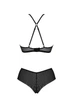 Комплект Passion KERRIA BIKINI ECO (бралетт и трусики-бикини) Черный L/XL - изображение 4