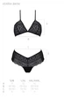 Комплект Passion KERRIA BIKINI ECO (бралетт и трусики-бикини) Черный L/XL - изображение 5