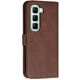 Чохол-книжка з застібкою UniCase Jet Cover для Infinix Hot 50 - Brown - зображення 3