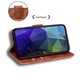 Чехол-книжка Deexe Tiger для Xiaomi Redmi 14C / Redmi A4 5G / Poco C75 - Brown - изображение 7