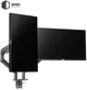 Настільне кріплення для двох моніторів Qube 4520GD 17-45" до 2x20 кг Сіре (4520GD) - зображення 12