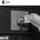 Настільне кріплення для двох моніторів Qube 4520GD 17-45" до 2x20 кг Сіре (4520GD) - зображення 14