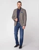 Пиджак Pierre Cardin из коллекции Future Flex в коричневую клетку - размер 25/50 (M)(39139/7950/42405) - изображение 3