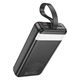 Внешний портативный аккумулятор Павербанк Hoco J123B Element 30000mAh 22.5W 2USB/Type-C/Lightning с быстрой зарядкой QC3.0+PD3.0 Black - изображение 4
