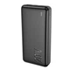Внешний портативный аккумулятор Павербанк HOCO J87A Tacker 20000mAh 20W 1USB/1Type-C с быстрой зарядкой QC3.0+PD3.0 Black - изображение 5