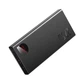 Павербанк Baseus Adaman Metal 10000 mAh 22.5W Digital Display Power Bank с быстрой зарядкой QC3.0+PD3.0 (PPAD070001) Black - изображение 4