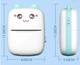 Портативный СИНИЙ детский мини принтер (Mini Printer), термопринтер , карманный детский принтер - изображение 3