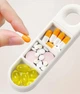 Органайзер для ліків контейнер для таблеток Storage Pill Box Small Grey - зображення 3