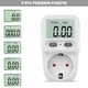 Розетка со счетчиком электроэнергии U&P JFQ02S Power Meter White (RET-JFQ02S-WT) - изображение 4