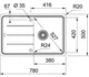 Кухонная мойка FRANKE Basis BFG 611-78 (114.0565.087) серый камень - изображение 3