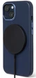 Противоударный кожаный чехол Decoded Leather Case with MagSafe для Iphone 13 (6.1") Matt Navy Blue - изображение 1