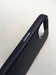 Противоударный кожаный чехол Decoded Leather Case with MagSafe для Iphone 13 (6.1") Matt Navy Blue - изображение 11