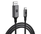 Кабель ArmorStandart USB Type-C to Displayport 4K 60Hz 2m Black (ARM76892) - зображення 1