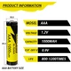 Акумулятор LiitoKala Ni-10/AAA 1.2V AAA 1000mAh battery - изображение 2