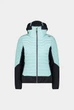 Жіноча спортивна куртка СМР JACKET HYBRID FIX HOOD NYLON 34Z2486-E309-36 Бірюзовий - зображення 1