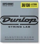 Струни для 6-струнної бас-гітари Dunlop DBSBN30130 Super Bright Nickel (R123848) - зображення 1