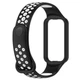 Ремінець силіконовий MRK Nike Style для фітнес браслета Mi Smart Band 8 Active/ Redmi Smart Band 2 чорний з білим (mrk3476) - зображення 2