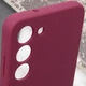 Чехол силиконовый Lakshmi Premium Logo для Samsung Galaxy S24+ Бордовый / Plum - изображение 4