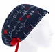 Медицинская шапочка женская HeadwearUniverse универсальная принт Кардиограмма - изображение 1