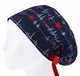 Медицинская шапочка женская HeadwearUniverse универсальная принт Кардиограмма - изображение 3