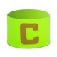 Капитанская повязка салатовая на липучке SP-Sport 114 Neon Green - изображение 1