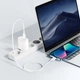 Мережевий зарядний пристрій XO L105 35W 2 USB-C White (L105.white) - зображення 2