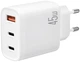 Сетевое зарядное устройство XO L117 PD45W QC18W USB-A 2 USB-C White (L117.white) - изображение 2