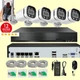 Комплект система відеоспостереження POE NVR 4 Мп з відеореєстратором на 4 камери спостереження - зображення 2