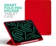 Чехол для планшета ArmorStandart Smart Fold Pen для Apple iPad 10.2 (2021/2020/2019) Red (ARM74932) - изображение 3