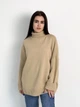 Свитер вязаный оверсайз женский ARTKNIT Sofia One Size Бежевый (4823093466654) - изображение 1