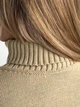 Свитер вязаный оверсайз женский ARTKNIT Sofia One Size Бежевый (4823093466654) - изображение 9