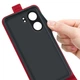 Чехол IETP для Xiaomi Redmi 13C флип вертикальный кожа PU красный - изображение 4