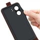Чехол IETP для Xiaomi Redmi 13C флип вертикальный кожа PU коричневый - изображение 4
