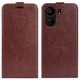 Чехол IETP для Xiaomi Redmi 13C флип вертикальный кожа PU коричневый - изображение 5