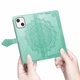 Чехол Vintage для Iphone 13 книжка кожа PU с визитницей бирюзовый - изображение 5