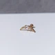 Серьга штанга для пирсинга уха, хряща, хеликса, трагуса DeKolie MK1197-21 золотой - изображение 4