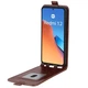 Чехол IETP для Xiaomi Redmi 12 флип вертикальный кожа PU коричневый - изображение 1