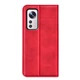 Чохол Taba Retro-Skin для Xiaomi Redmi Note 12S книжка з візитівкою шкіра PU червоний - зображення 4