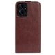 Чехол IETP для Xiaomi Redmi Note 12 флип вертикальный кожа PU коричневый - изображение 3