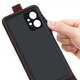 Чехол IETP для Xiaomi Redmi Note 12 флип вертикальный кожа PU коричневый - изображение 4