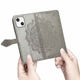 Чехол Vintage для Iphone 13 книжка кожа PU с визитницей серый - изображение 5