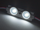 Светодиодный модуль с линзой SMD2835 2 LED 12В 0.44Вт IP65 6500К холодный белый - изображение 2