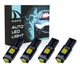 Комплект світлодіодних ламп NAPO LED T5-3030-3smd T5 колір світлення білий 4 шт - зображення 1