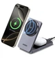 Зарядний пристрій UGREEN MagFlow Qi2 2-in-1 MagSafe Charger 20w Fast Charger - зображення 1