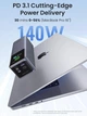 Внешний аккумулятор (Павербанк) Ugreen Nexode Power Bank 25000mAh 200W TFT Smart Display - Gray - изображение 2