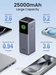 Внешний аккумулятор (Павербанк) Ugreen Nexode Power Bank 25000mAh 200W TFT Smart Display - Gray - изображение 3